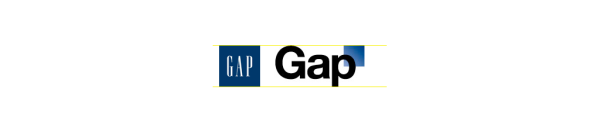 Gap Vertical Comparison of Logos